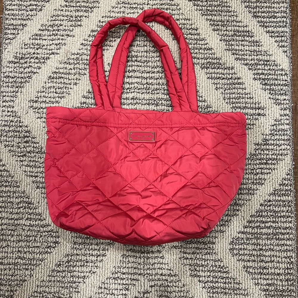 Marc Jacobs Quilted Red Tote Bag